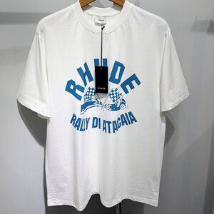 Rhude Rally Di Atacama White Tee